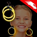 Glow Earrings Yellow